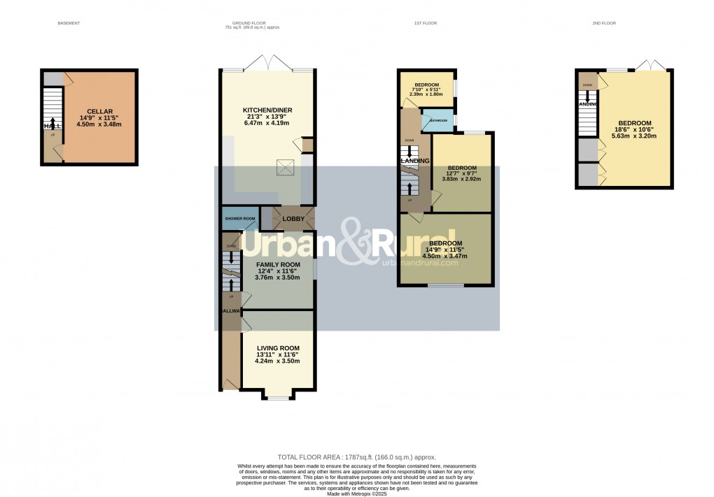 Floorplan for Ampthill, Bedfordshire