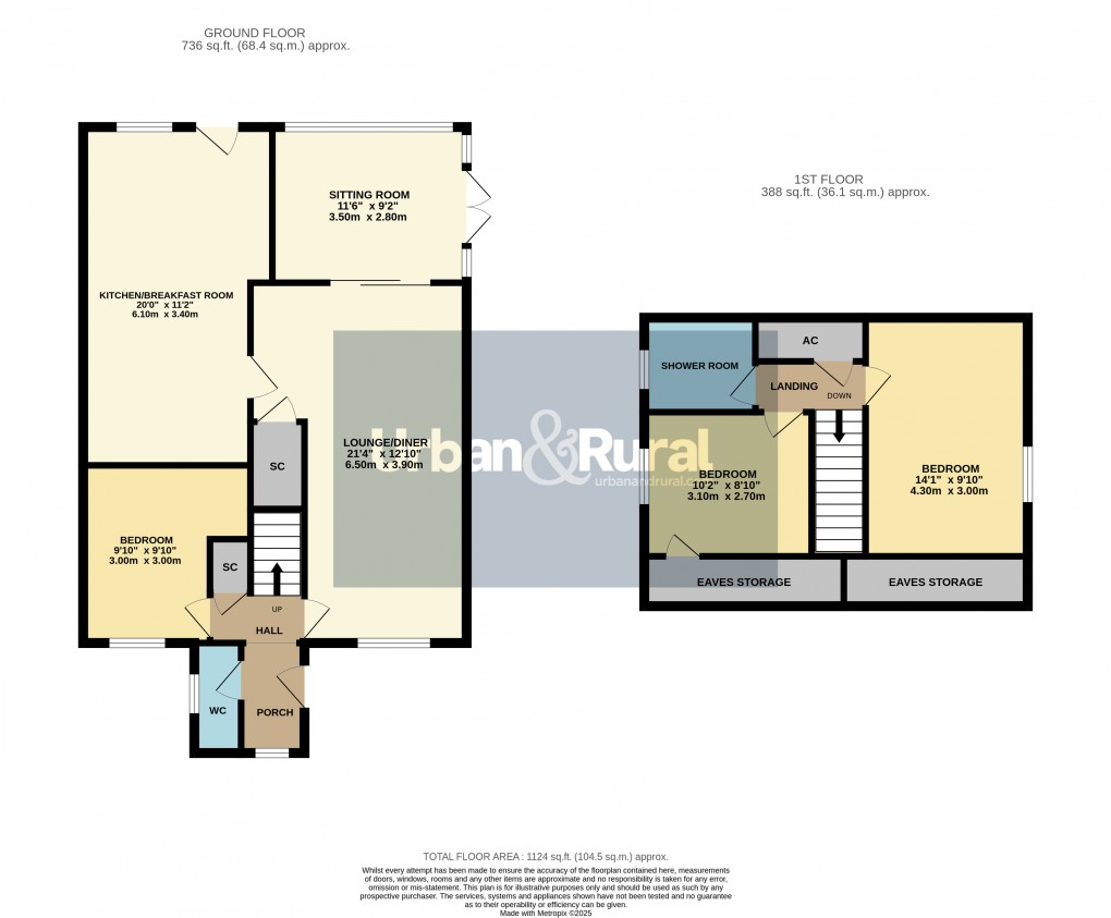 Floorplan for Ampthill, Bedfordshire