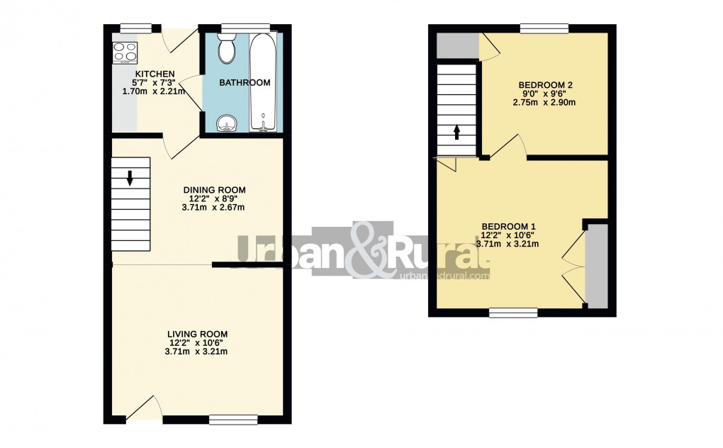 Floorplan for Clophill, Bedfordshire
