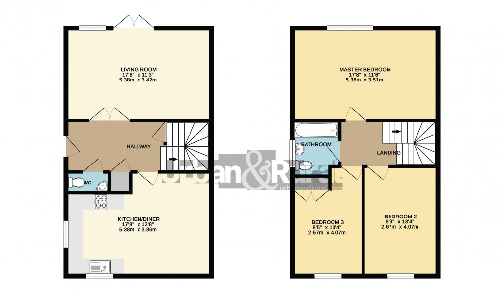 Floorplan for Clophill, Bedfordshire