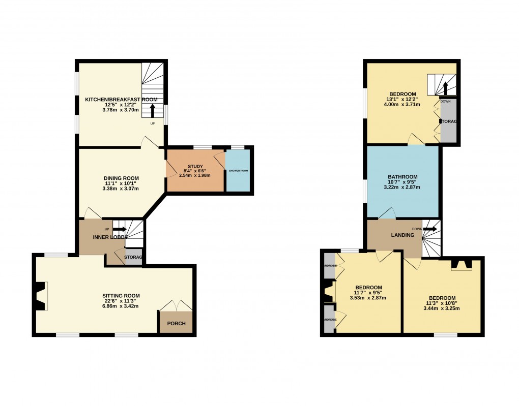 Floorplan for Ampthill, Bedfordshire