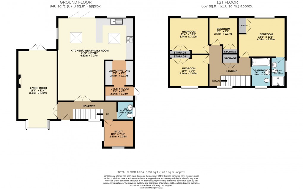 Floorplan for Tattenhoe, Milton Keynes