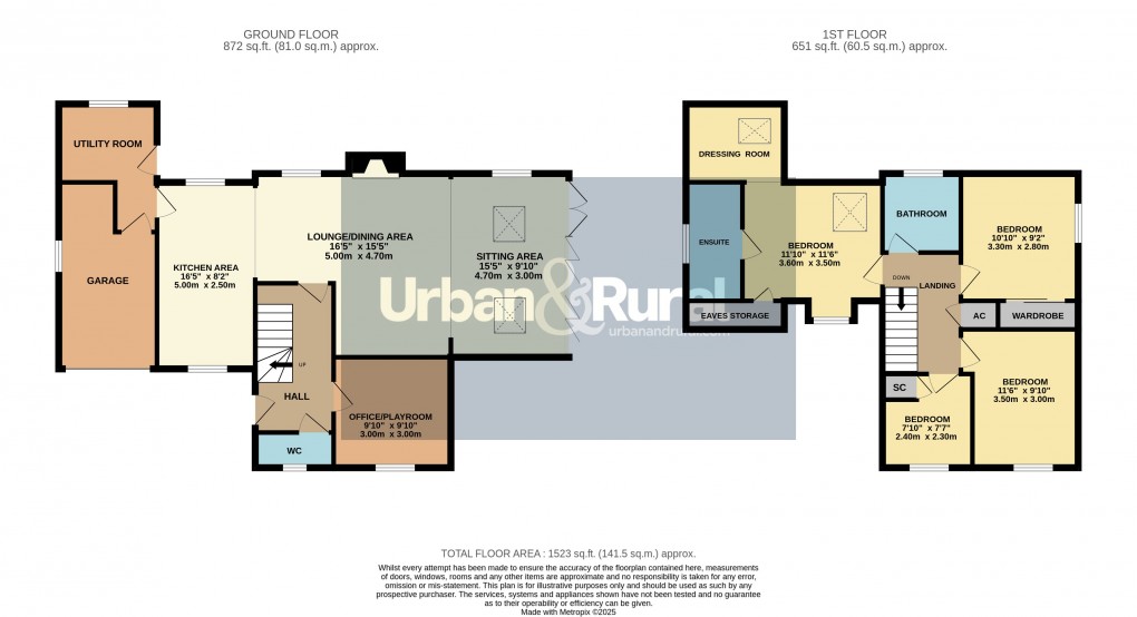 Floorplan for Silsoe, Bedfordshire