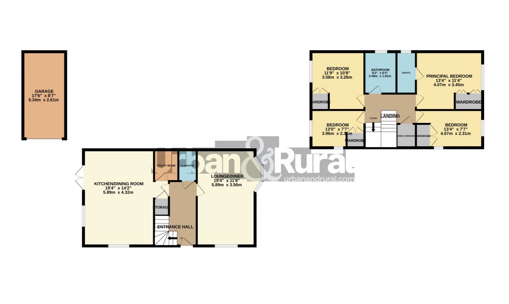 Floorplan for Lidlington, Bedfordshire