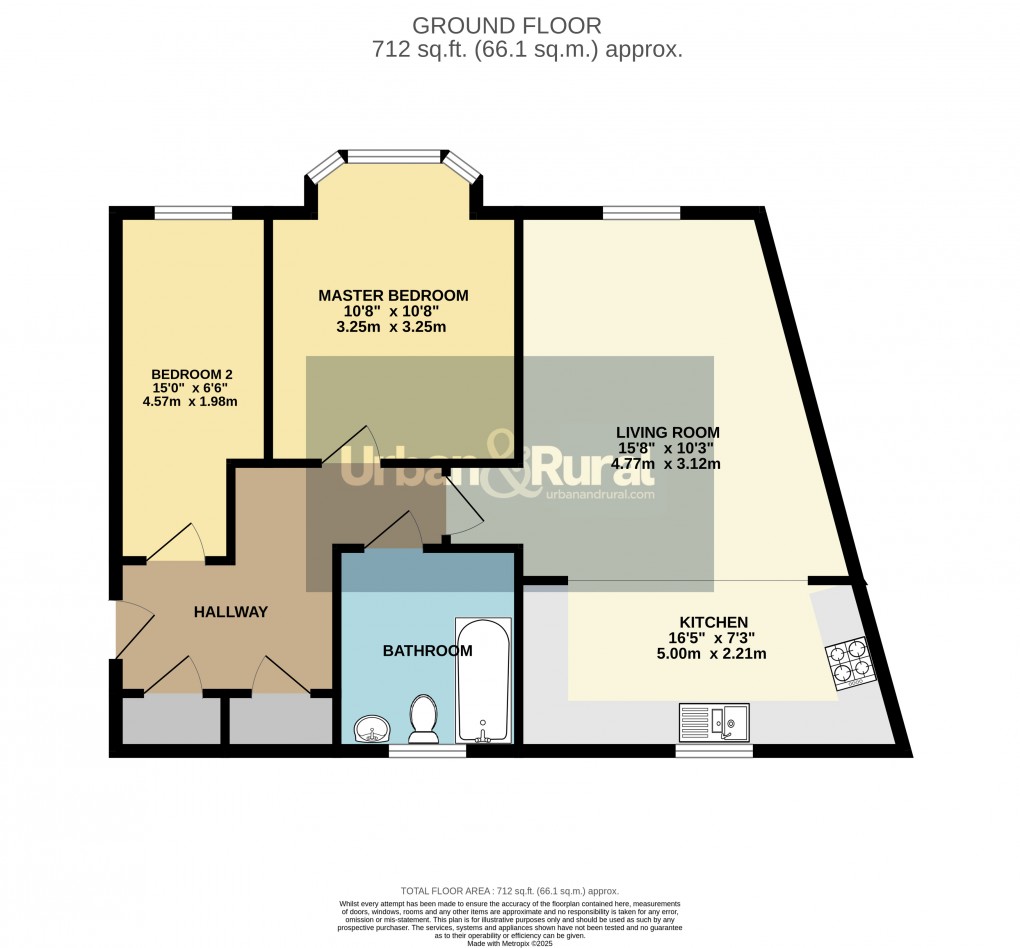 Floorplan for Flitwick, Bedfordshire