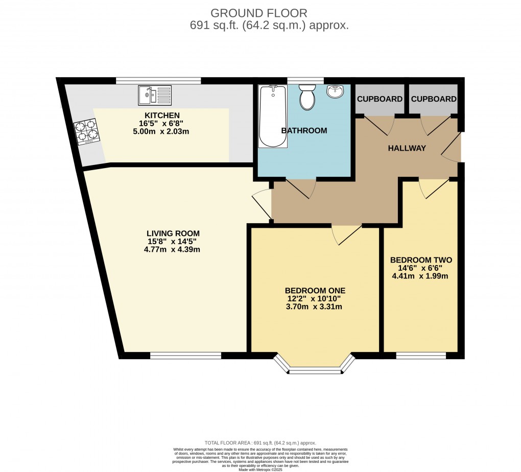 Floorplan for Flitwick, Bedfordshire
