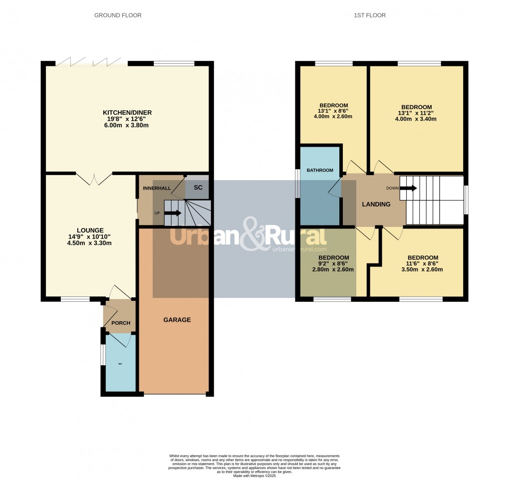 Floorplan for Maulden, Bedfordshire