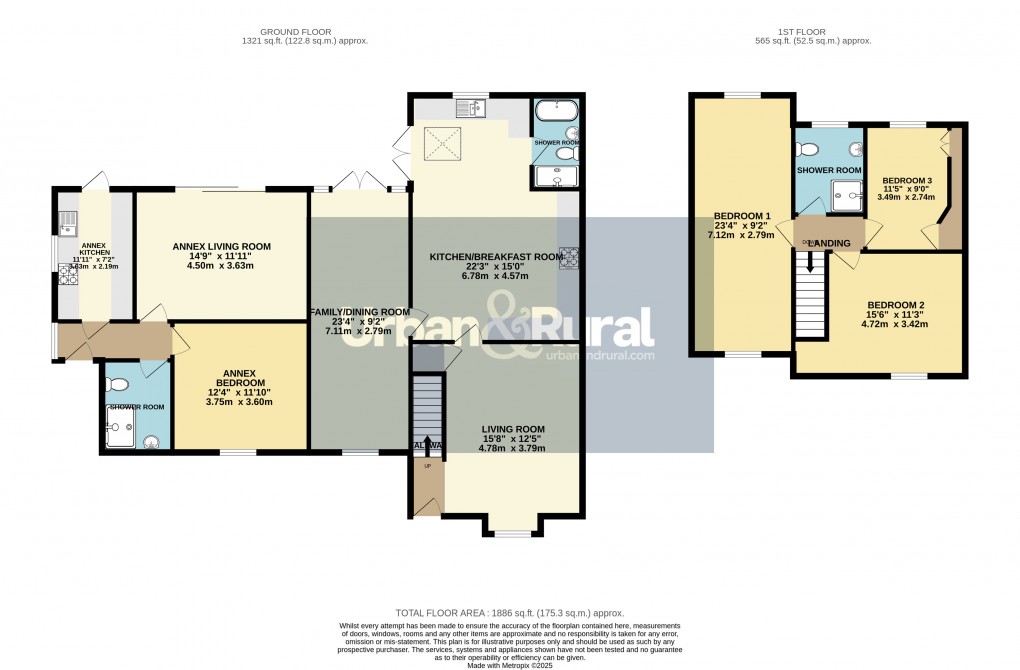 Floorplan for Maulden, Bedfordshire