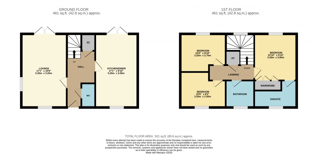 Floorplan for Silsoe, Bedfordshire