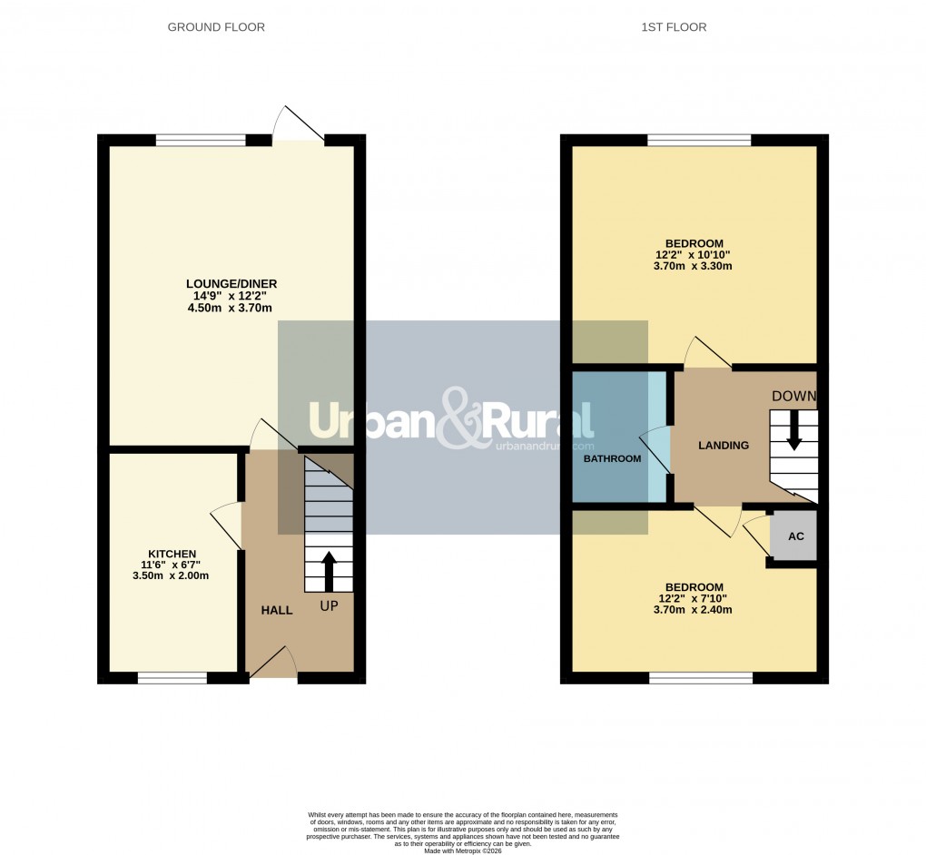Floorplan for Ampthill, Bedfordshire