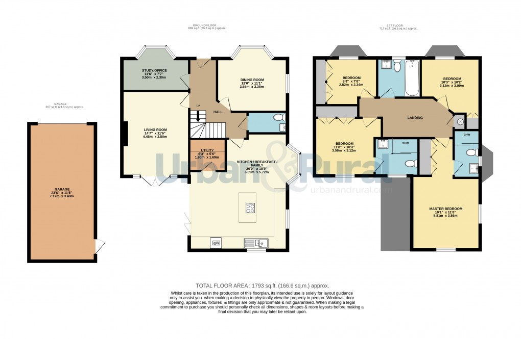 Floorplan for Silsoe, Bedfordshire
