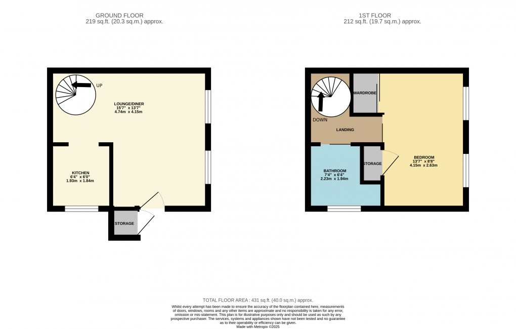 Floorplan for Luton, Bedfordshire
