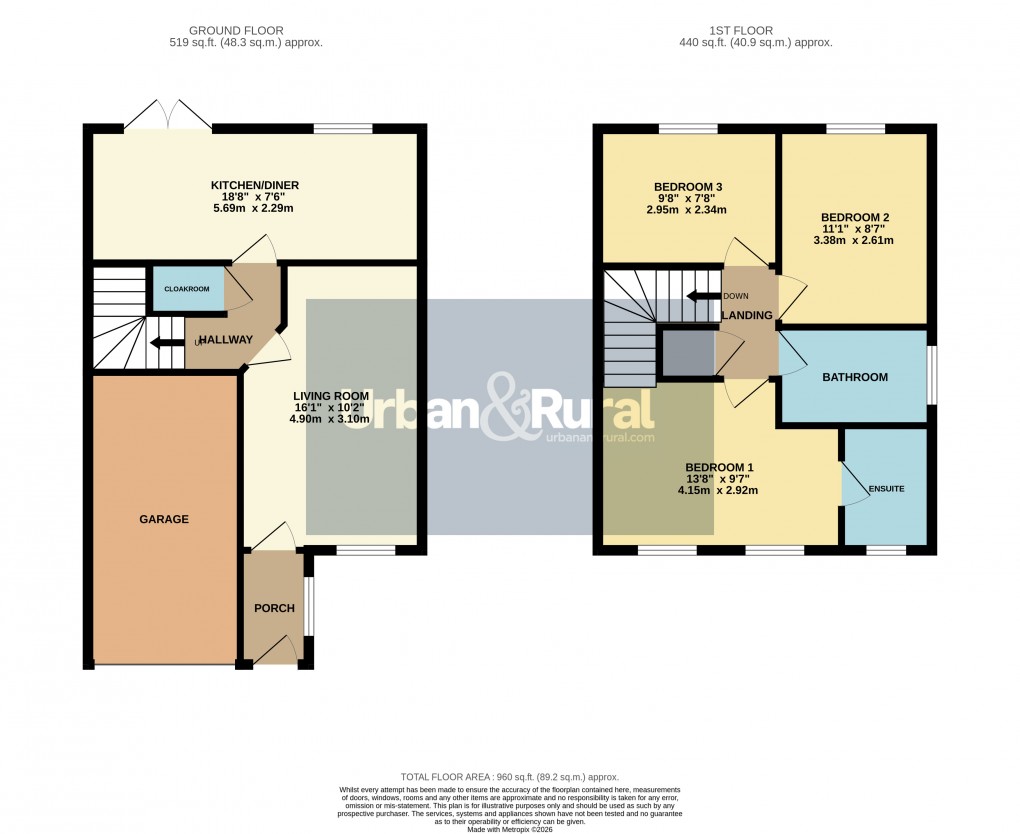 Floorplan for Stewartby, Bedfordshire