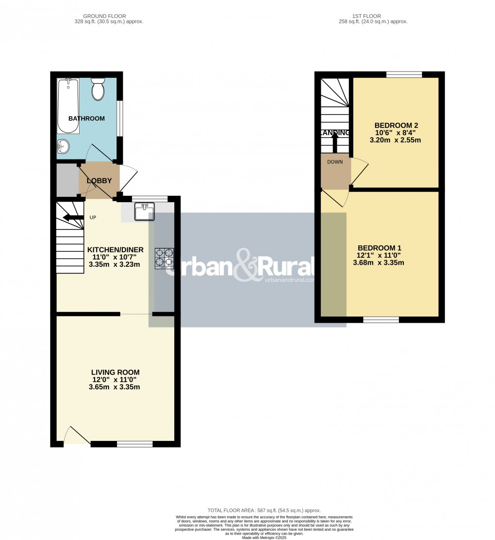 Floorplan for Aspley Guise, Bedfordshire