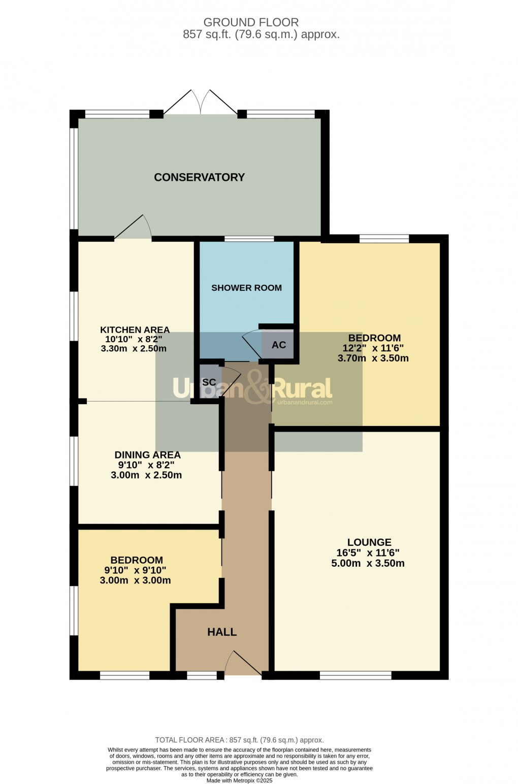 Floorplan for Houghton Conquest, Bedfordshire