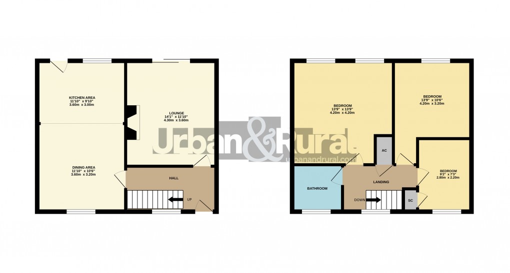 Floorplan for Maulden, Bedfordshire