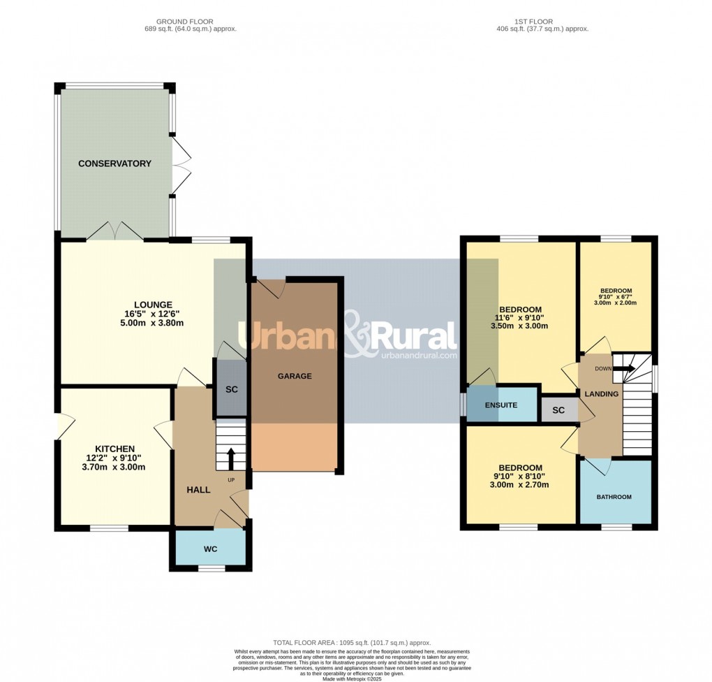 Floorplan for Lidlington, Bedfordshire
