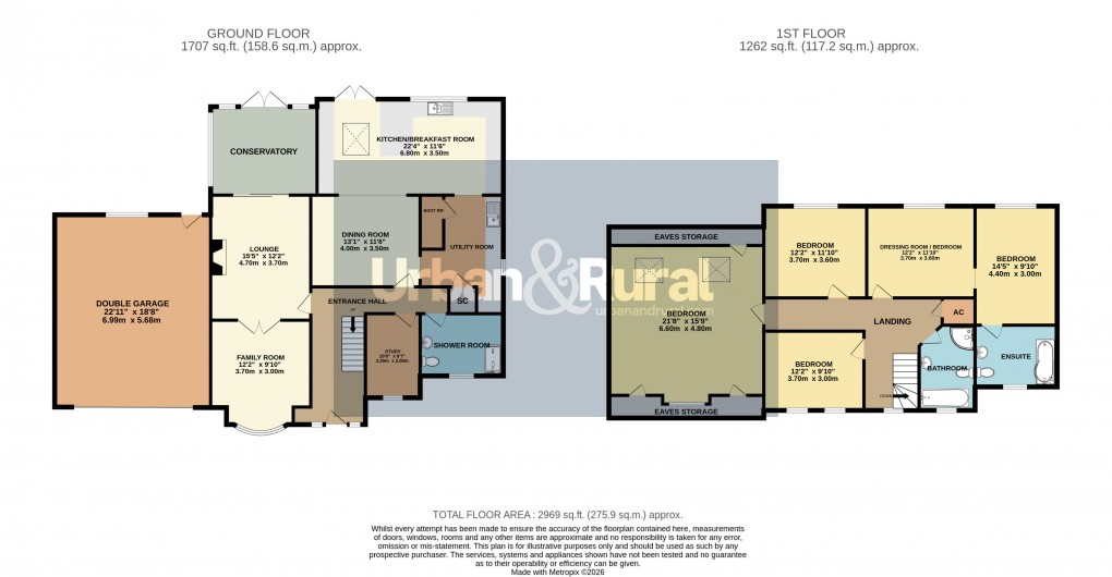 Floorplan for Maulden, Bedfordshire