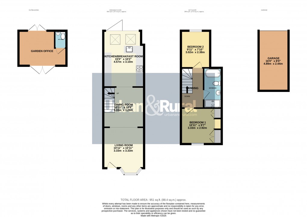 Floorplan for Ampthill, Bedfordshire