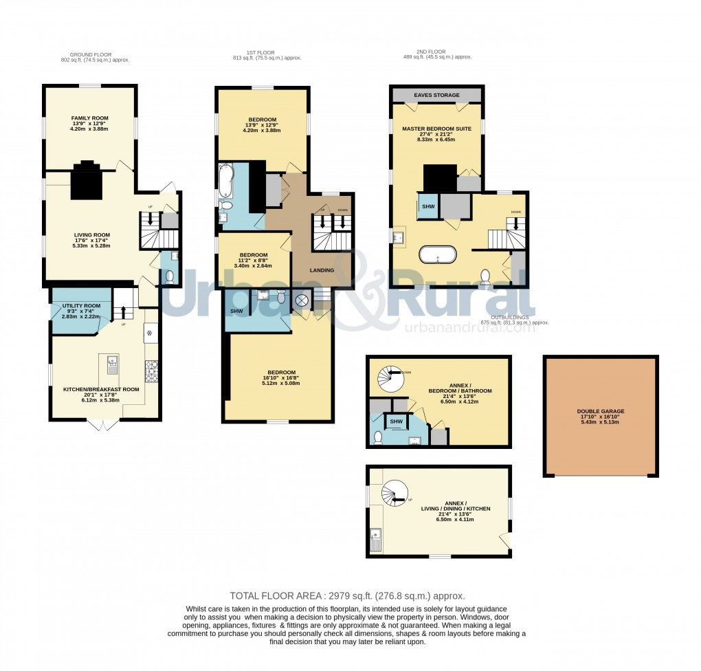Floorplan for Ampthill, Bedfordshire