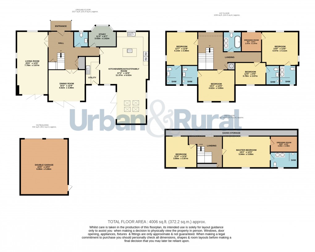 Floorplan for Flitton, Bedfordshire