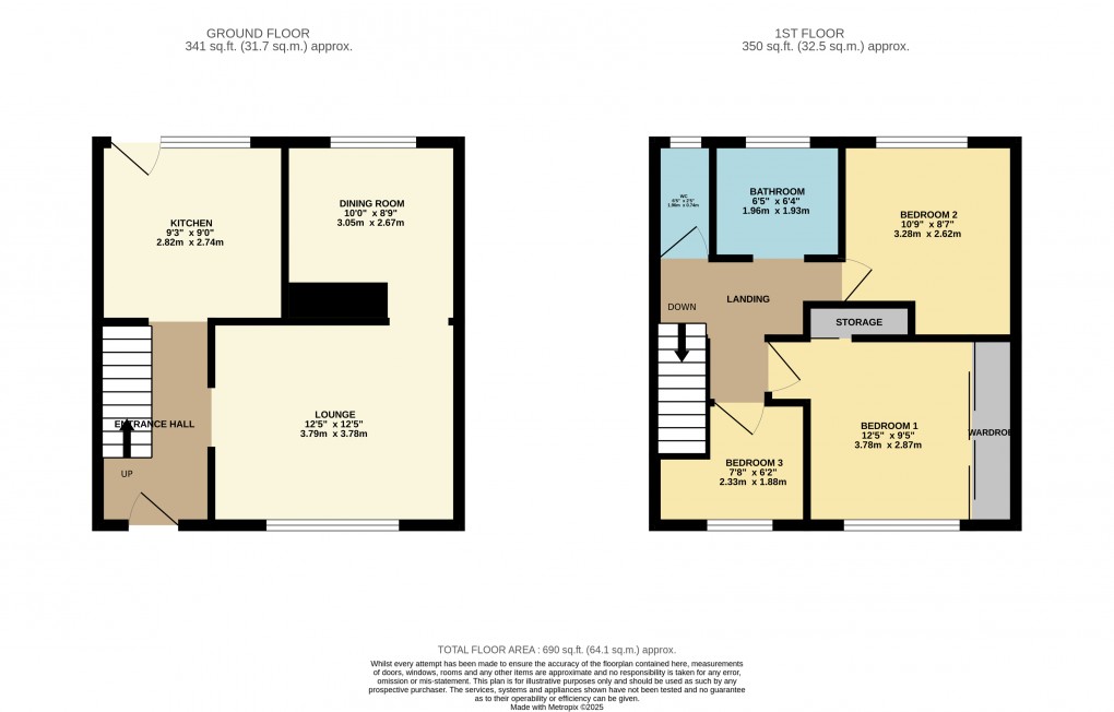 Floorplan for Luton, Bedfordshire