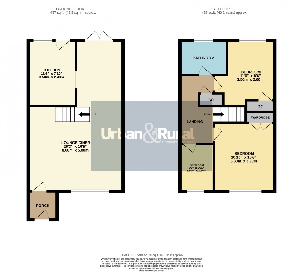Floorplan for Toddington, Bedfordshire