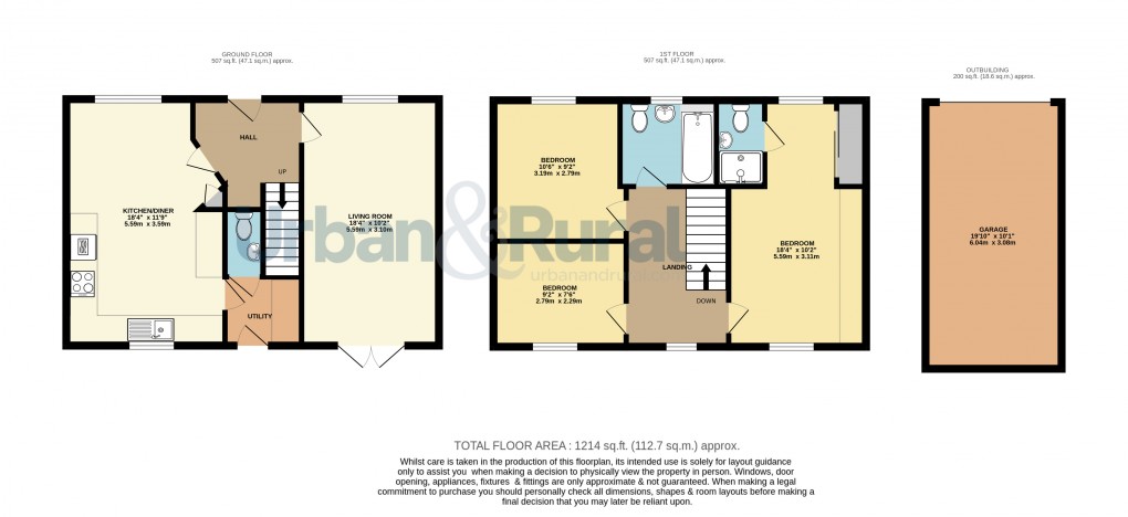 Floorplan for Stewartby, Bedfordshire