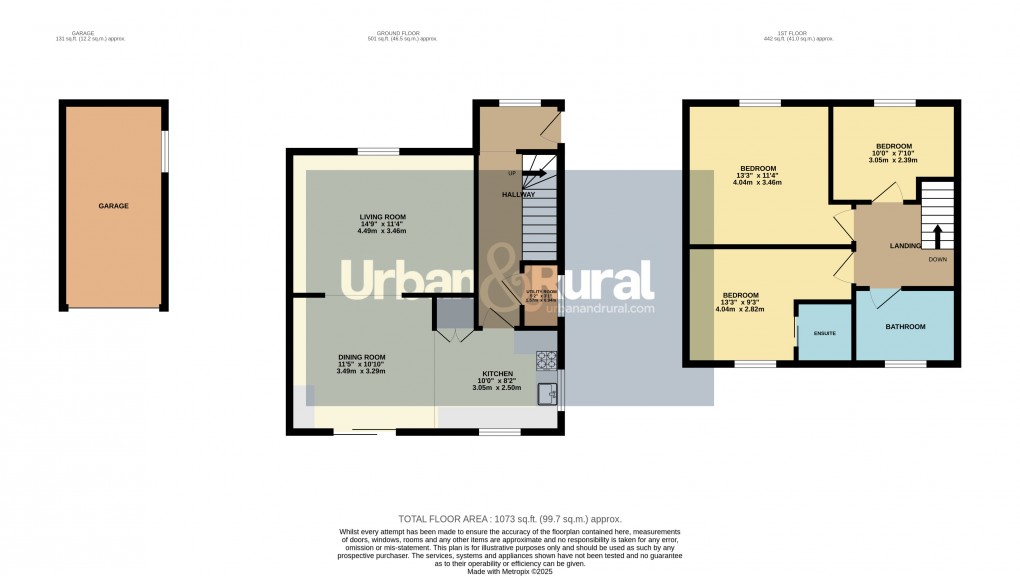 Floorplan for Ampthill, Bedfordshire