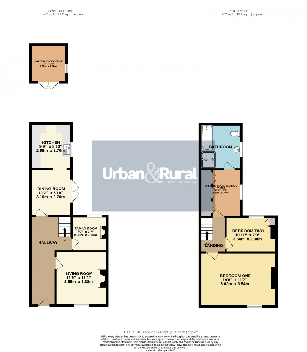 Floorplan for Ampthill, Bedfordshire