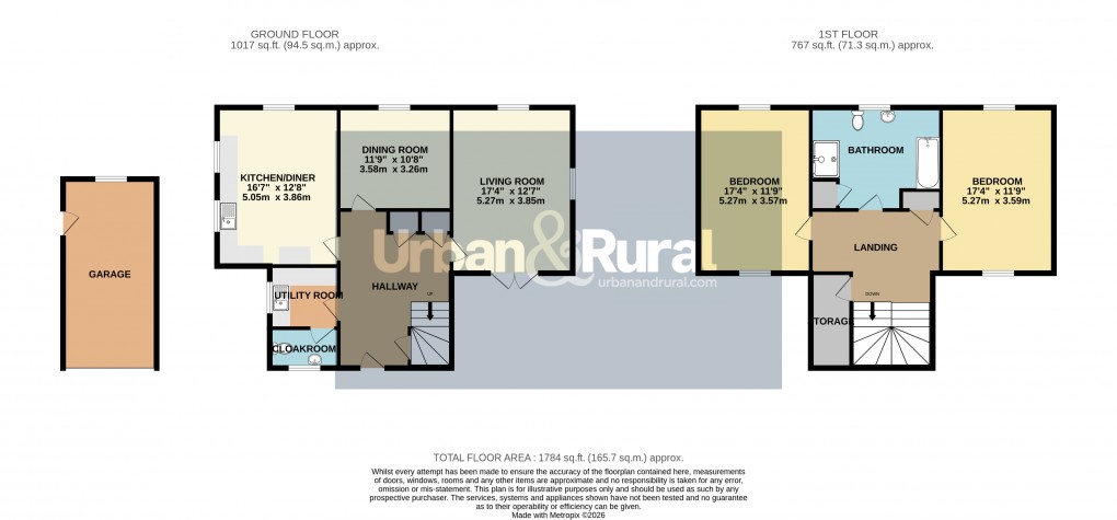 Floorplan for Husborne Crawley, Bedfordshire