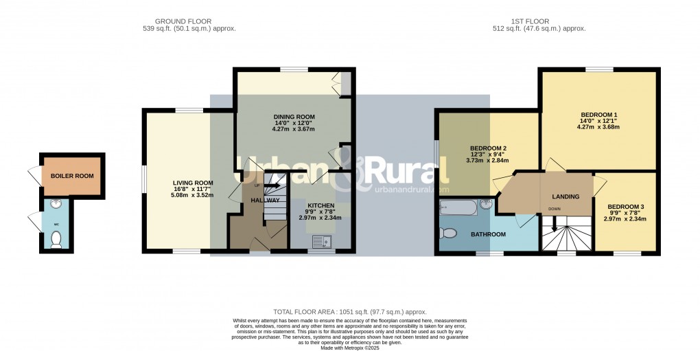 Floorplan for Eversholt, Bedfordshire