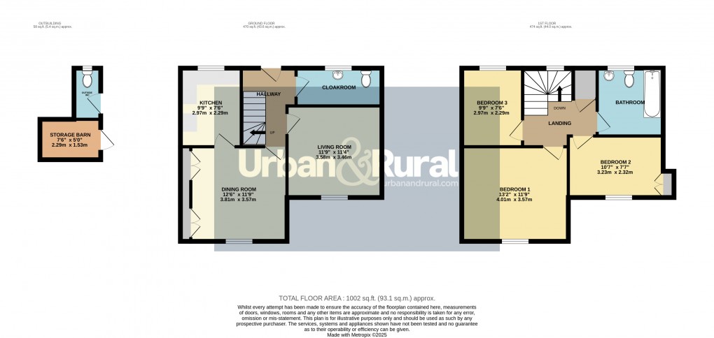 Floorplan for Woburn, Bedfordshire