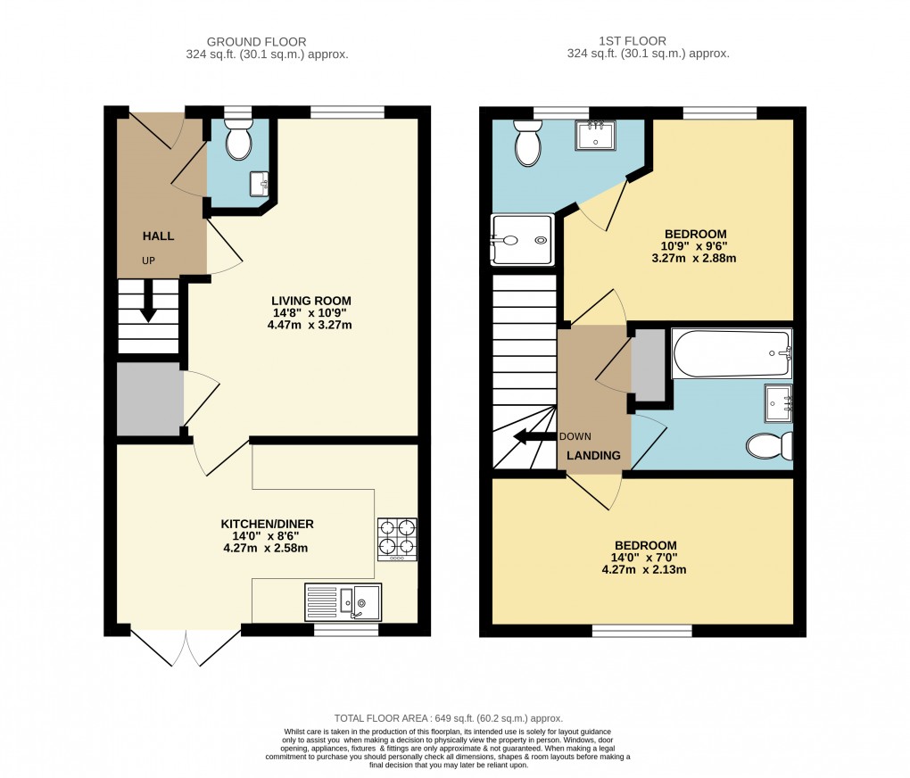 Floorplan for Stewartby, Bedfordshire