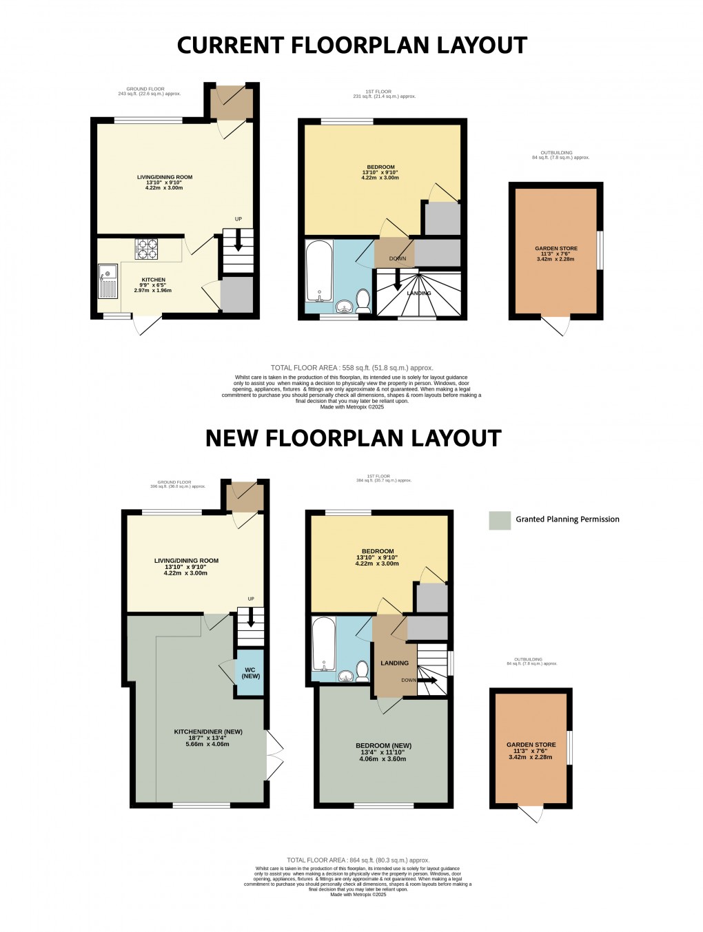 Floorplan for Ampthill, Bedfordshire