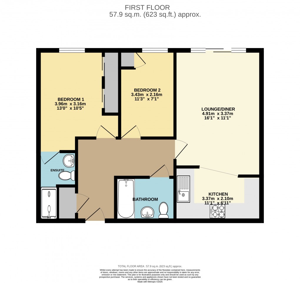 Floorplan for Bletchley, Milton Keynes, Buckinghamshire