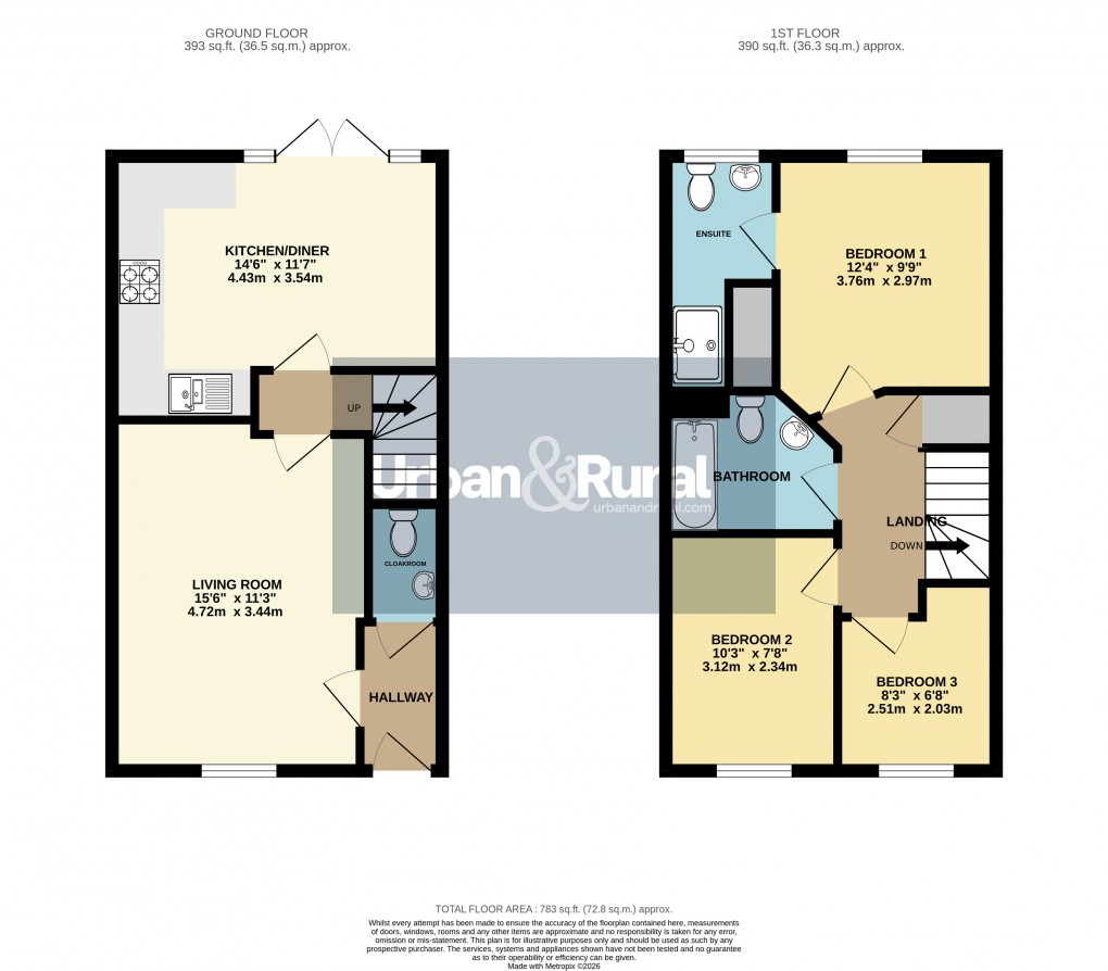 Floorplan for Stewartby, Bedfordshire