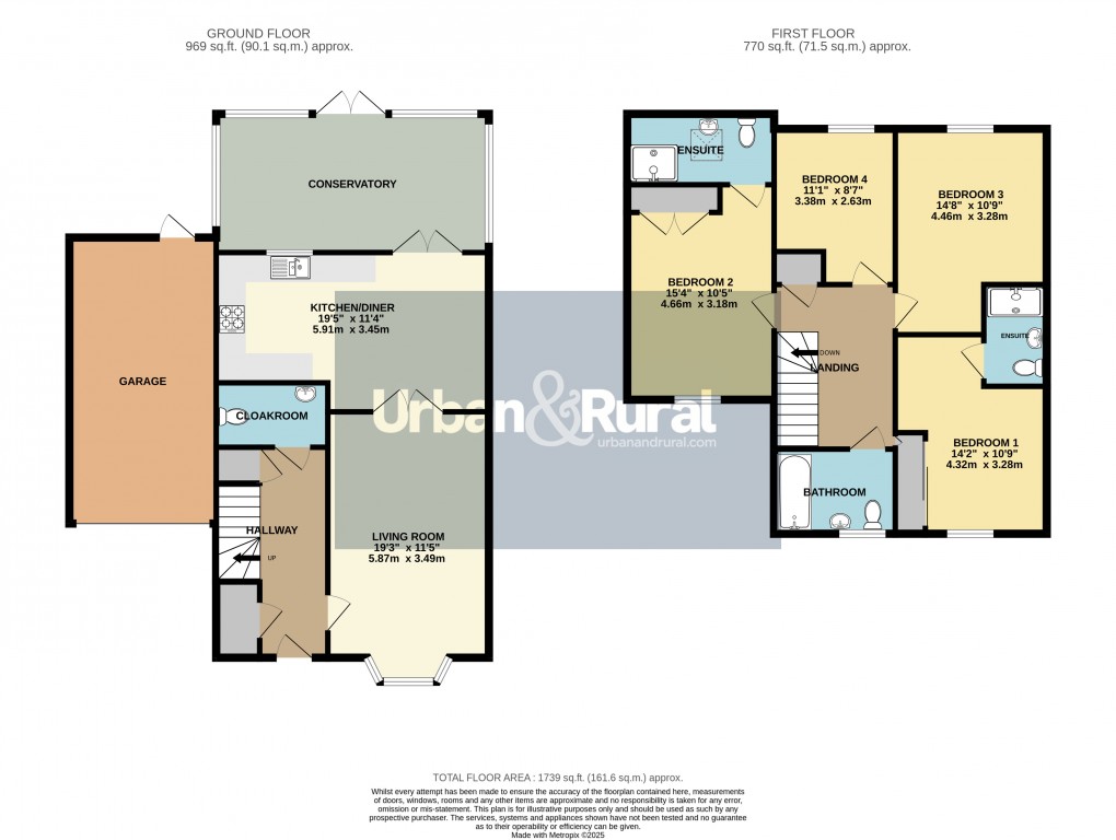 Floorplan for Wilstead, Bedfordshire