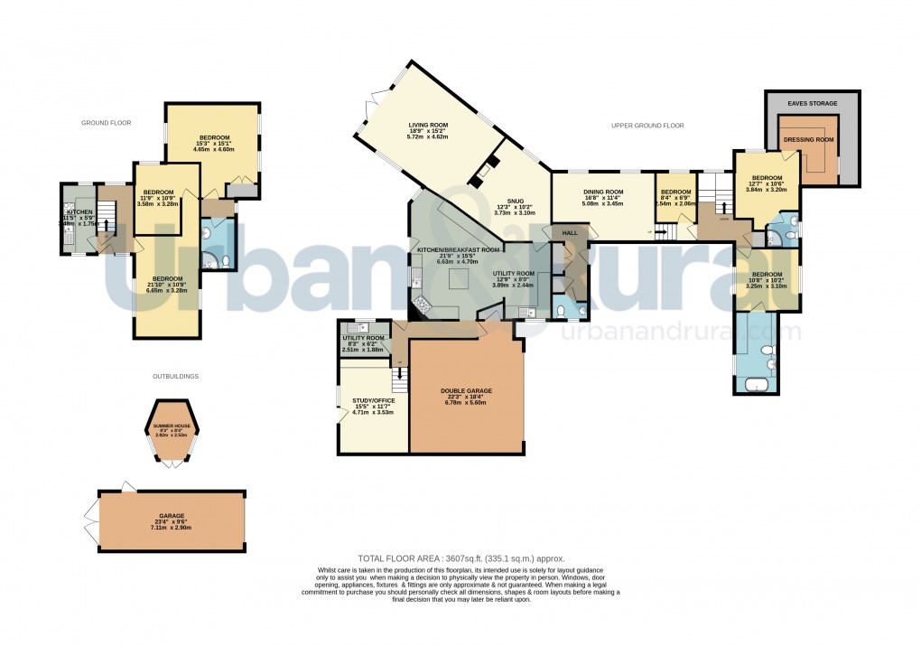 Floorplan for Lidlington, Bedfordshire