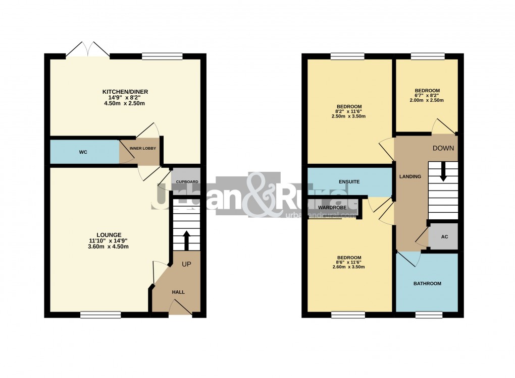 Floorplan for Cranfield, Bedfordshire