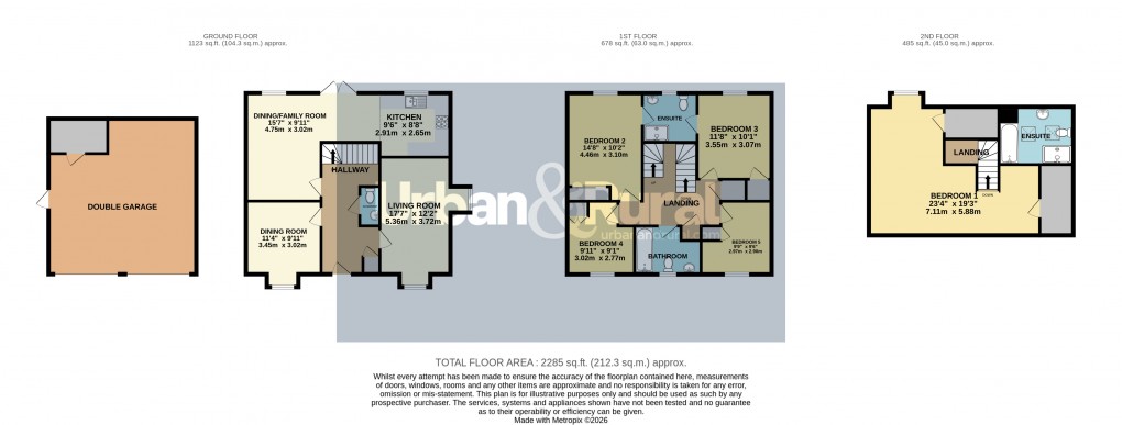 Floorplan for Stewartby, Bedfordshire