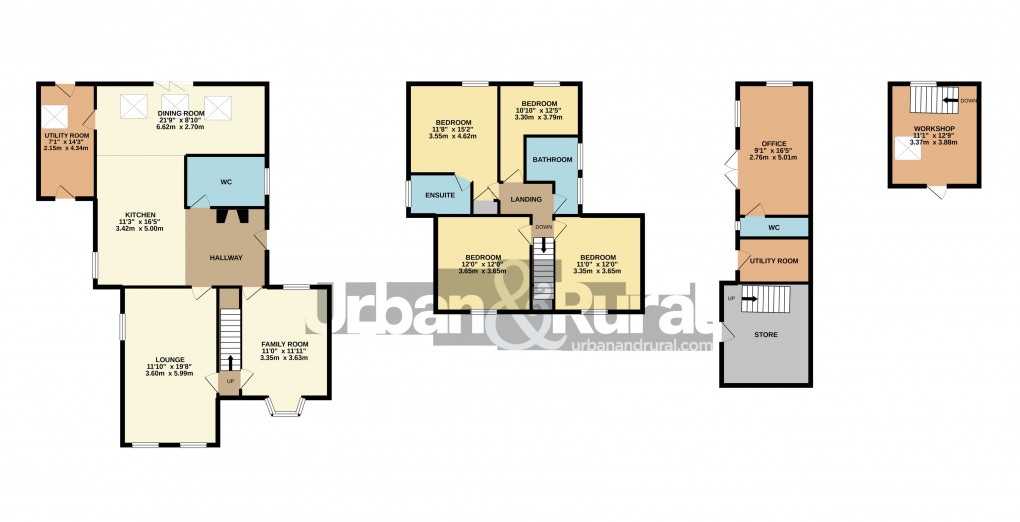 Floorplan for Clophill, Bedfordshire