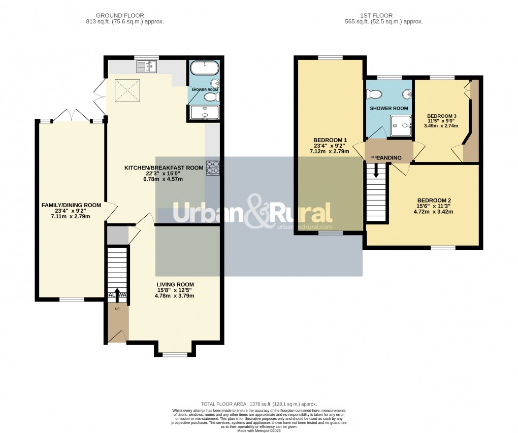 Floorplan for Maulden, Bedfordshire