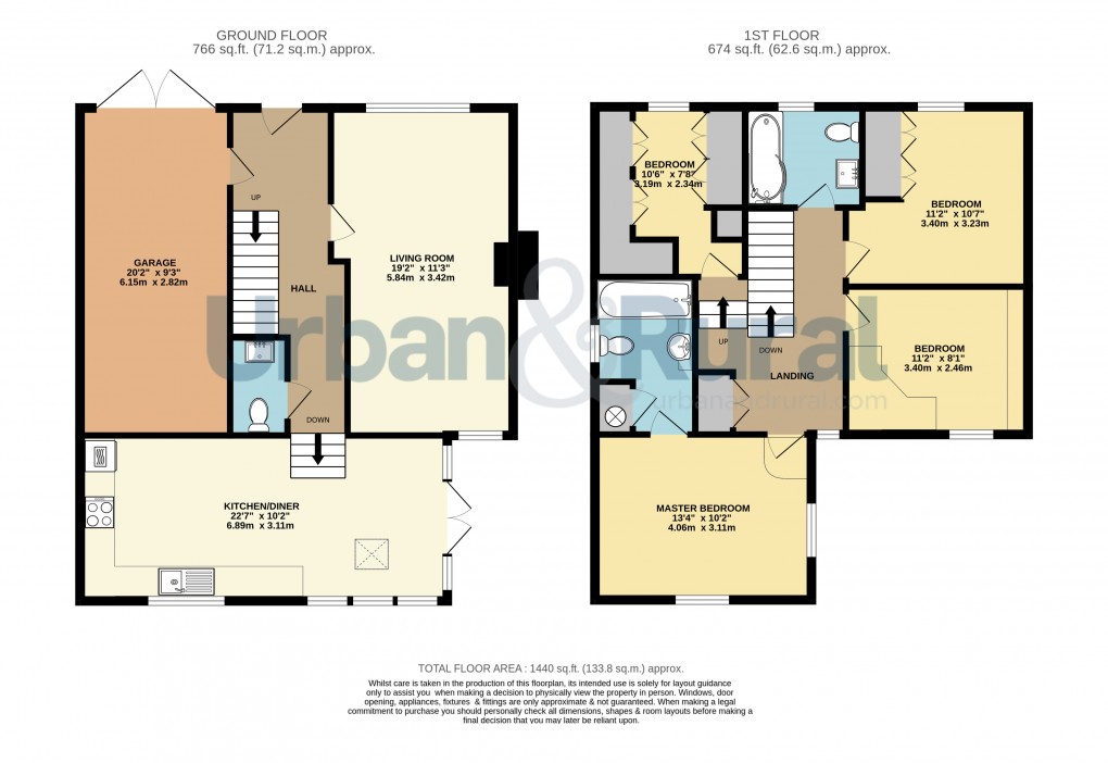 Floorplan for Ridgmont, Bedfordshire