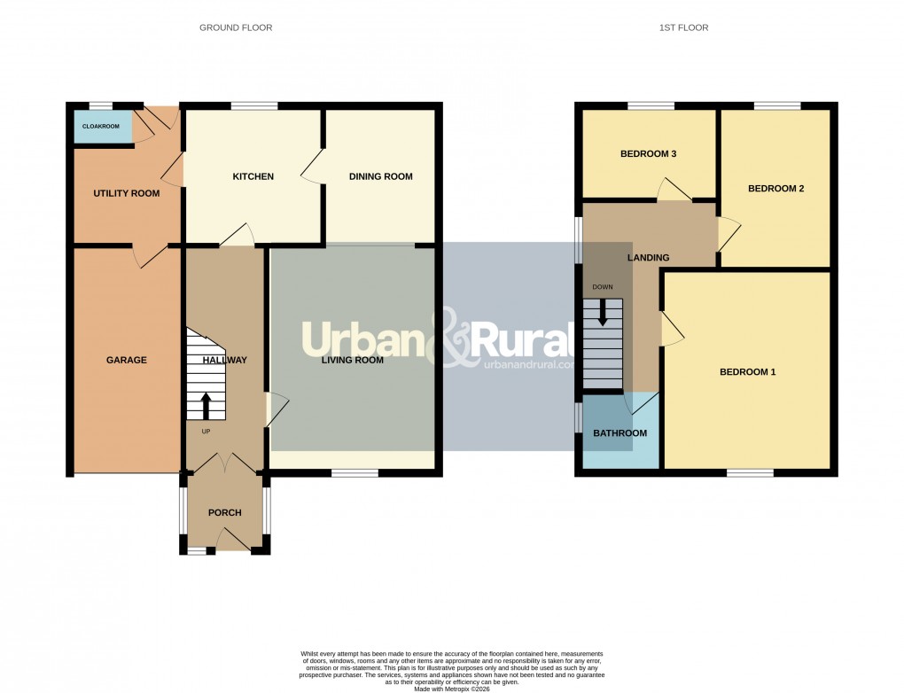 Floorplan for Ampthill, Bedfordshire