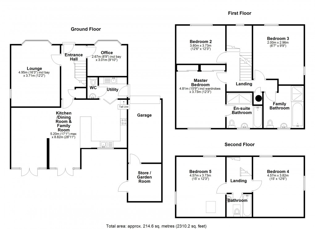 Floorplan for Wixams, Bedfordshire