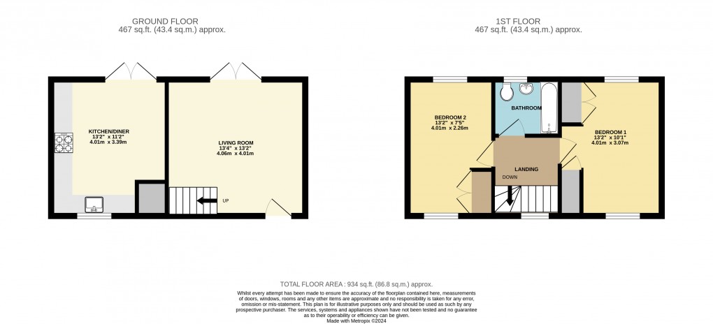 Floorplan for Silsoe, Bedfordshire