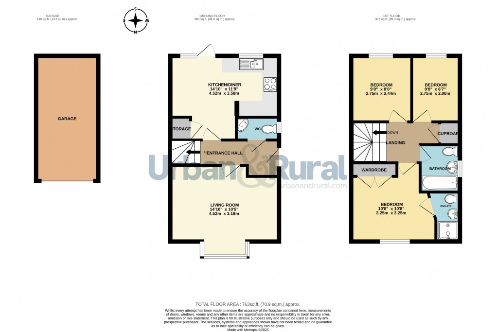 Floorplan for Shortstown, Bedford, Bedfordshire