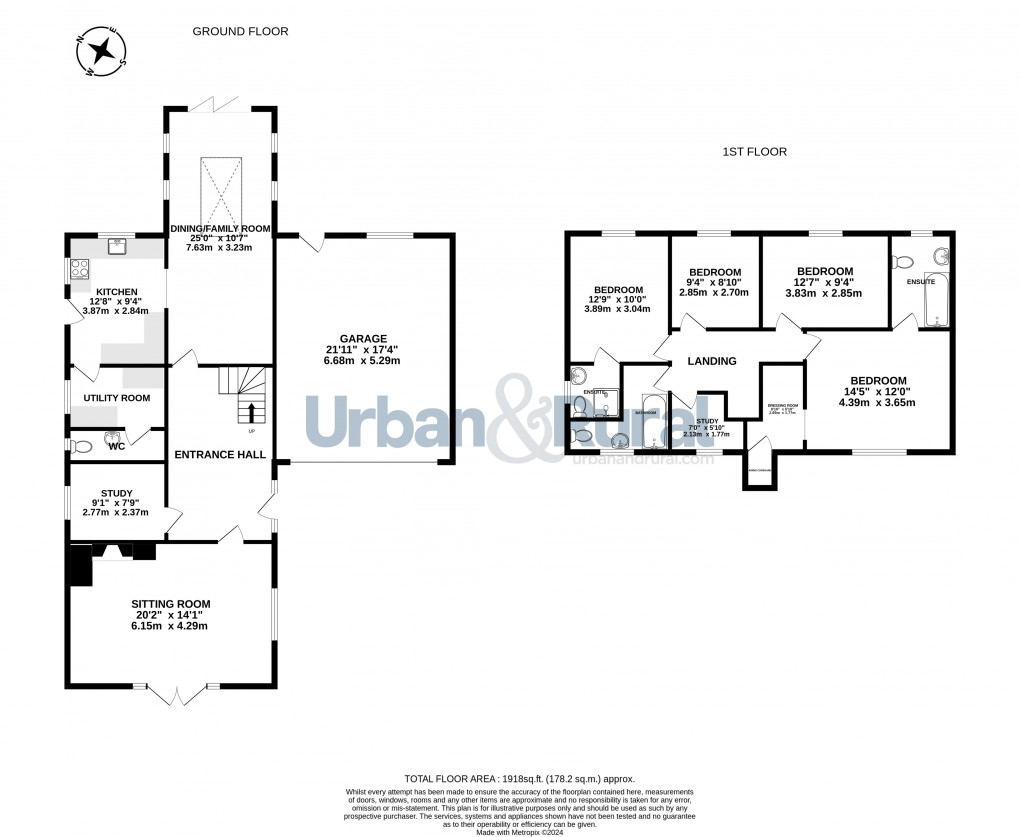 Floorplan for Radwell, Bedford, Bedfordshire