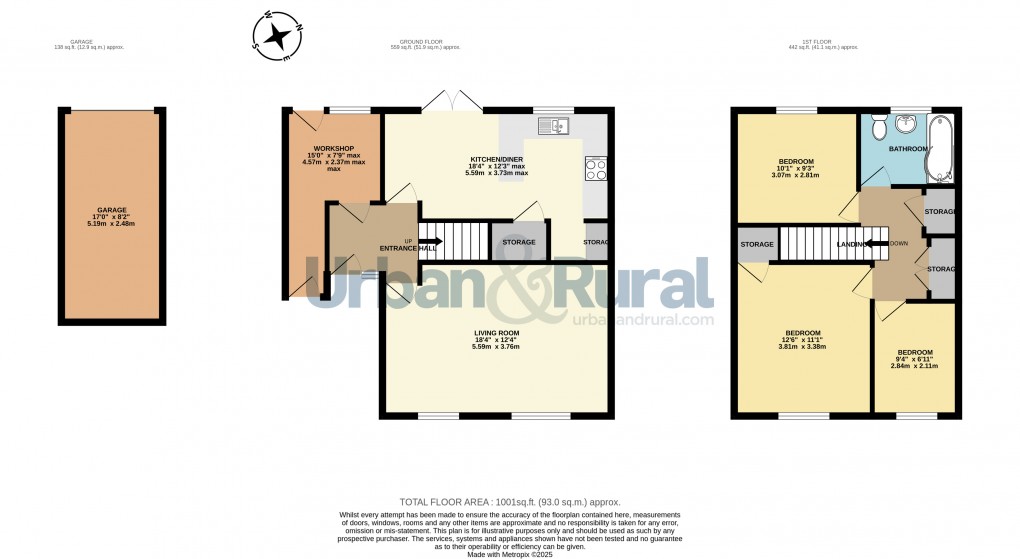 Floorplan for Bedford, Bedfordshire